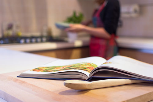 Recipe Book in Kitchen